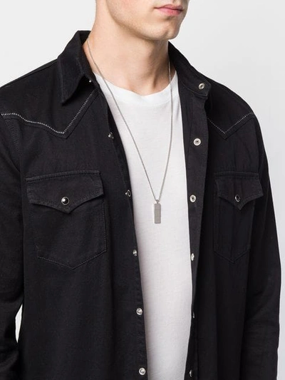 Shop Northskull Layers Necklace In Metallic