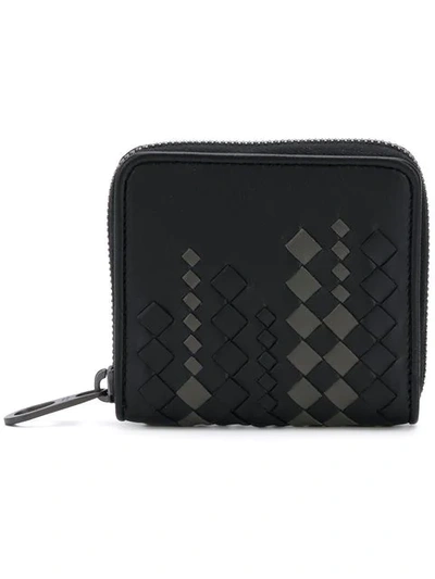 Intrecciato zip wallet