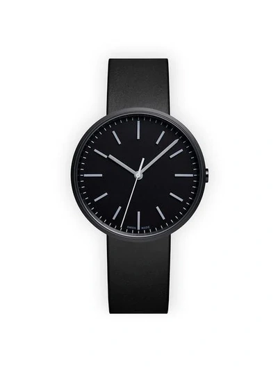 Shop Uniform Wares M37 Precidrive Three Hand Watch In Black