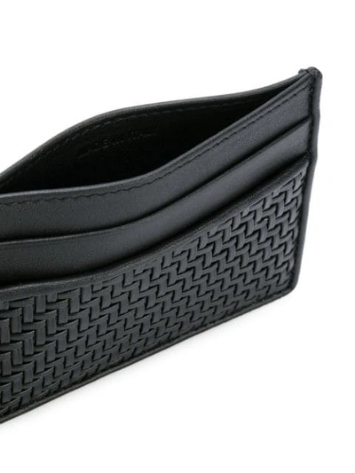 Shop Ermenegildo Zegna Pelletessuta™ Card Case - Black