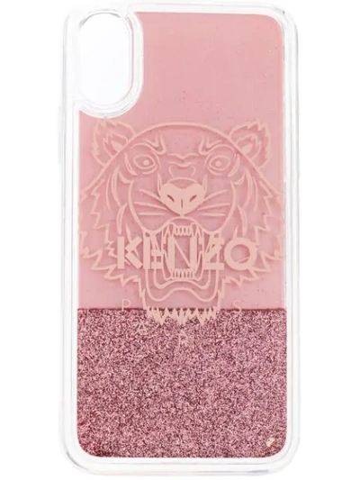Shop Kenzo 'tiger' Iphone X/xs-hülle In Pink
