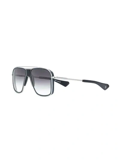 Shop Dita Eyewear Initiator Sunglasses In Black