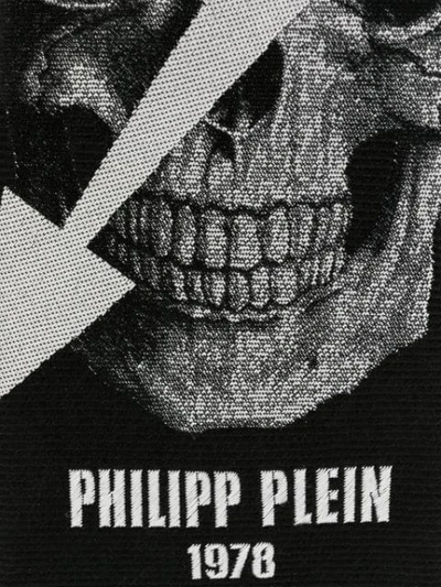 Shop Philipp Plein Skull Tie - Black