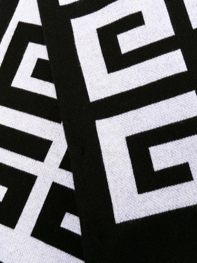 Shop Givenchy 4g Logo Scarf In Black