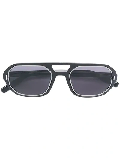 Shop Dior Al13.14 Sunglasses In Black
