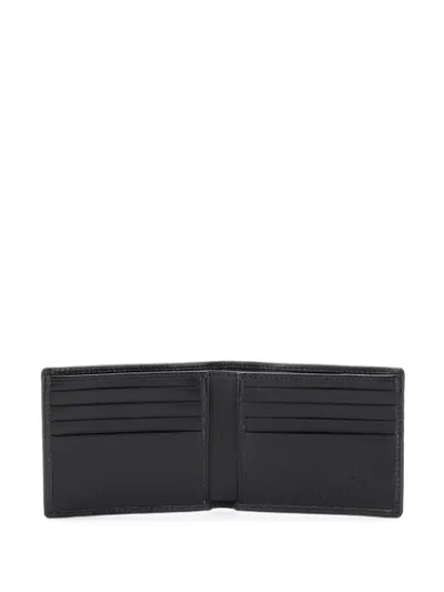 Shop Etro Printed Bifold Wallet In Black