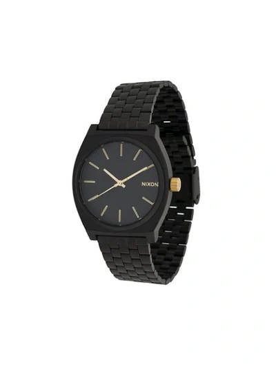 Nixon Time Teller 37mm Watch In Black
