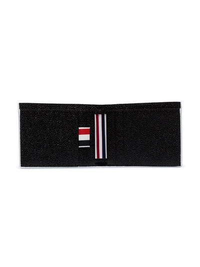 THOM BROWNE PAPER LABEL BILLFOLD WALLET - 白色