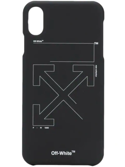 OFF-WHITE IPHONE XS MAX手机壳 - 黑色
