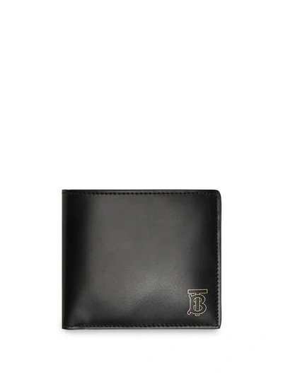 Shop Burberry Portemonnaie Mit Monogramm In Black