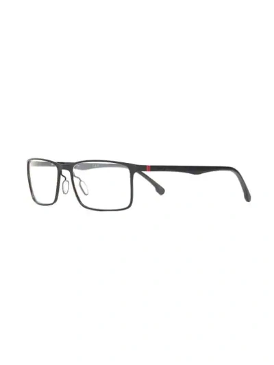 Shop Carrera Rectangular Glasses In Black
