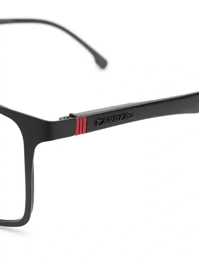 Shop Carrera Rectangular Glasses In Black