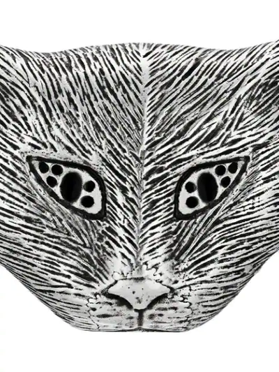 Shop Gucci Garden Silver Cat Ring - 8131 Silver