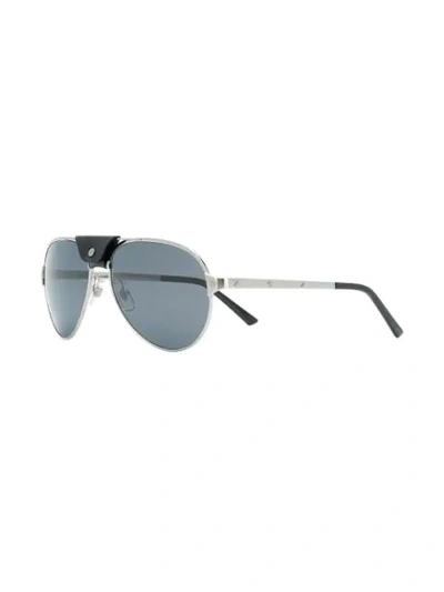 Shop Cartier Santos Sunglasses In 005