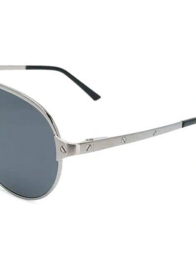 Shop Cartier Santos Sunglasses In 005