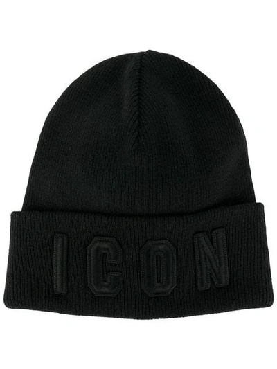 Shop Dsquared2 Classic Beanie In Black