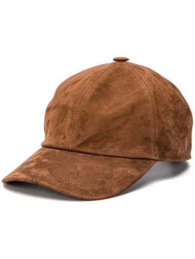 Shop Brunello Cucinelli Baseball Cap In Brown