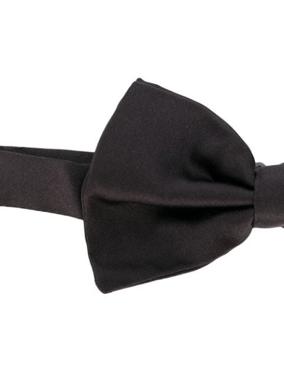 Shop Dolce & Gabbana Adjustable Bow Tie In Black