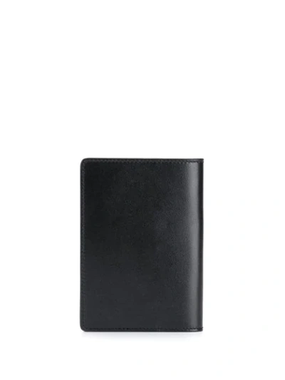 Shop Off-white Slogan Passport Holder In Black