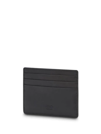 Shop Fendi Business Card Holder In F025g-black+sunflower