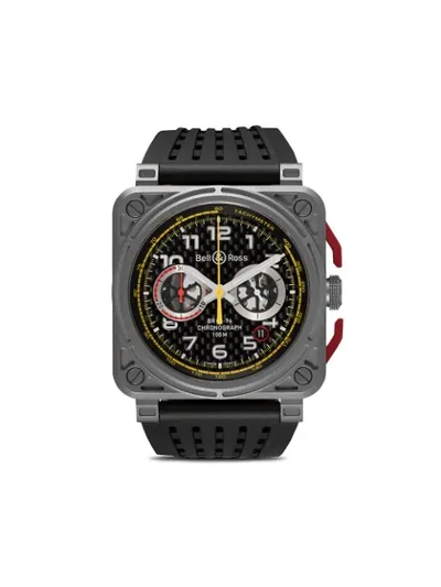 Shop Bell & Ross Br 03-94 R.s.18 42mm In Grey, Black, Red And Yellow