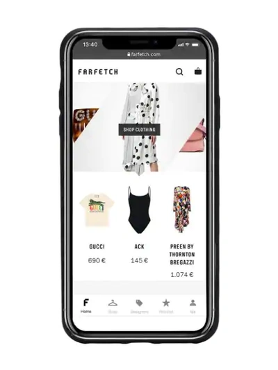 Shop Dolce & Gabbana Stretch Logo Iphone Xs Max Case In Black