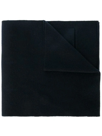 Shop Thom Browne Slip Pocket Scarf - Blue