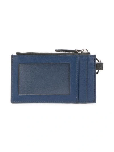 Shop Ferragamo Gancini Zipped Wallet In Black