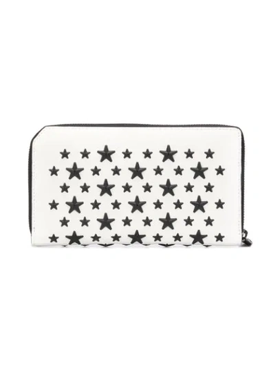 Shop Jimmy Choo Carnaby Wallet In White