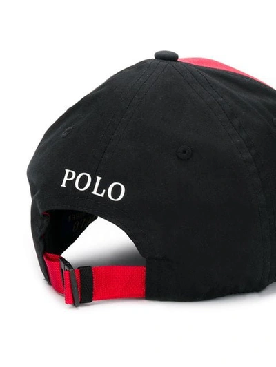 Shop Polo Ralph Lauren Printed Cap In Red
