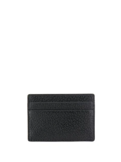 Shop Versace Medusa Head Card Holder In Black