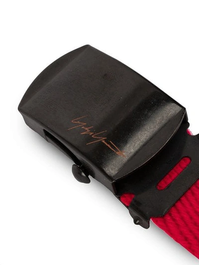 Shop Yohji Yamamoto Flip Belt In Red