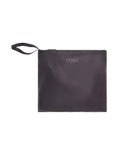 Shop Fendi Bag Bugs Eyes Scarf In Black
