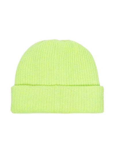 Shop The Elder Statesman Beanie Aus Kaschmir In Yellow