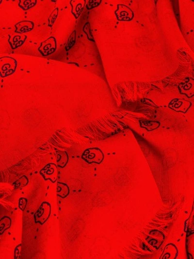 Shop Gucci Ghost Modal Shawl - Red