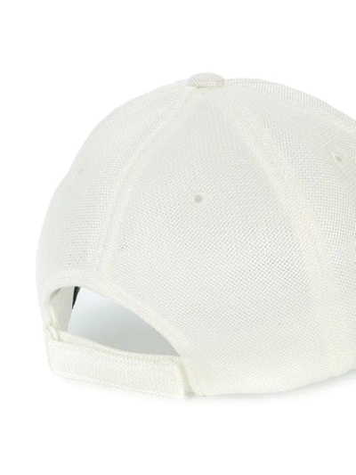 Shop Y-3 Mesh Logo Baseball Cap - White