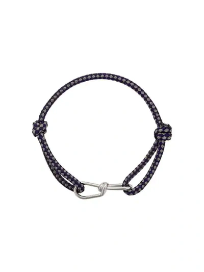 ANNELISE MICHELSON 金属链绳手环 - 紫色