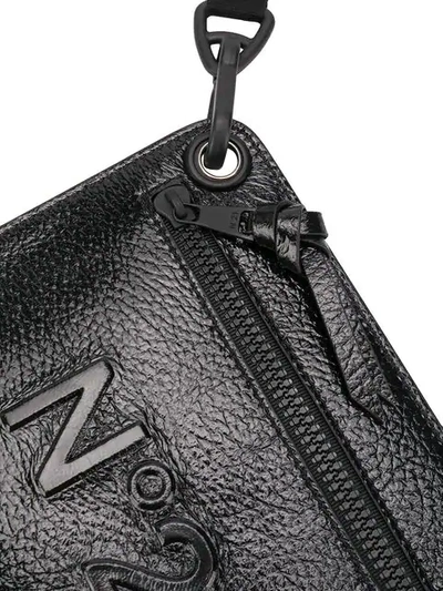 Shop N°21 Logo Wallet With Strap In Black