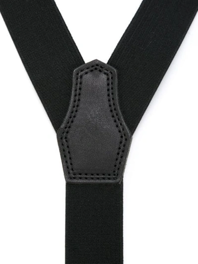 Shop Yohji Yamamoto Adjustable Braces In 1 Black
