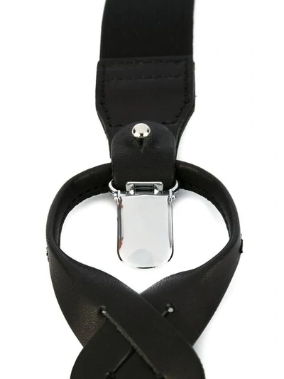 Shop Yohji Yamamoto Adjustable Braces In 1 Black