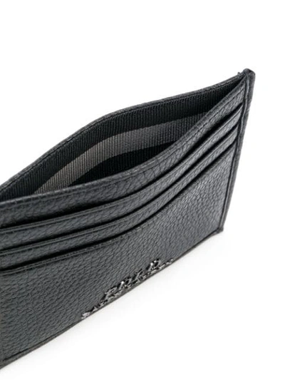 Shop Polo Ralph Lauren Front Logo Card Holder In Black