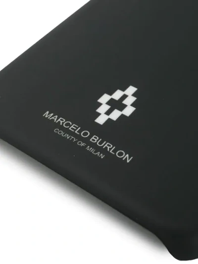 Marcelo Burlon County Of Milan Wings Iphone 8 Plus Case In Black