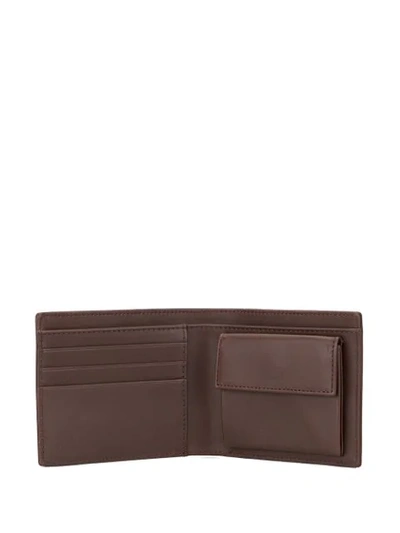Shop Apc A.p.c. Branded Bifold Wallet - Brown