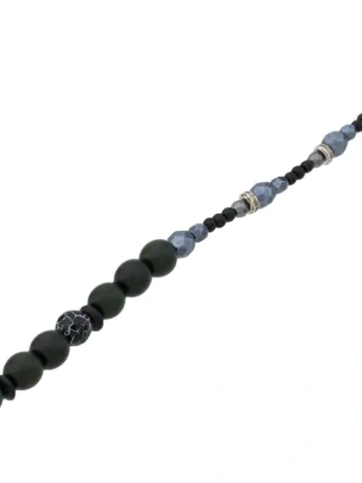 ANDREA D'AMICO STONES DOUBLE BRACELET - 黑色