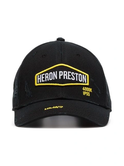 Shop Heron Preston Black Harley Logo