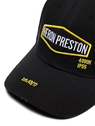 Shop Heron Preston Black Harley Logo