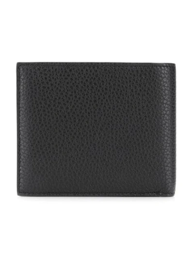 Shop Tom Ford Logo Bifold Wallet In Black