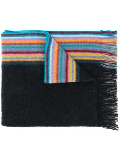 rainbow stripe scarf