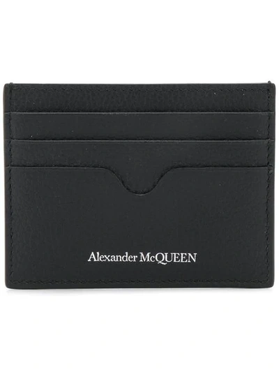 Shop Alexander Mcqueen Classic Card Holder - Black