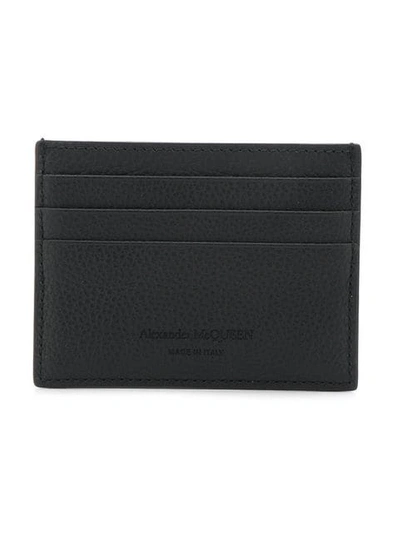 Shop Alexander Mcqueen Classic Card Holder - Black